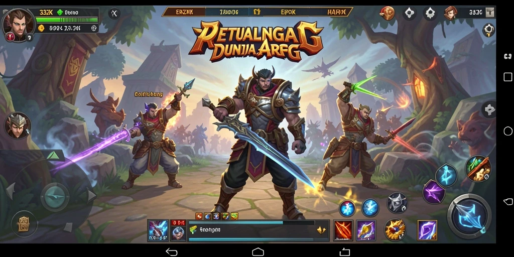 Screenshot dari gameplay 33ZK menampilkan aksi pertempuran yang seru.