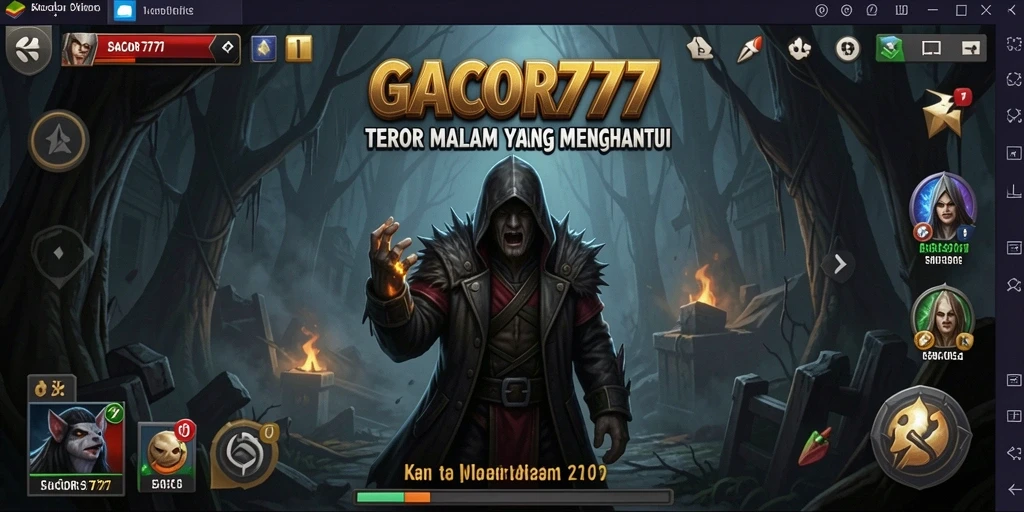Screenshot menampilkan suasana mencekam dalam gameplay GACOR777.