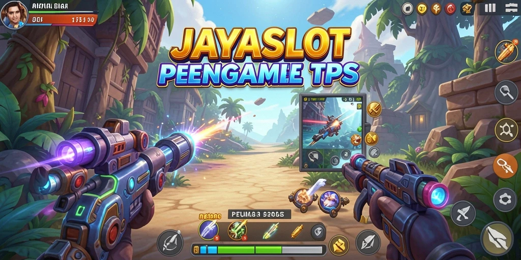 Tangkapan layar utama JAYASLOT menampilkan aksi seru gameplay TPS.
