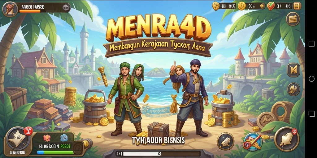 Tampilan gameplay MENARA4D yang menakjubkan dan interaktif.