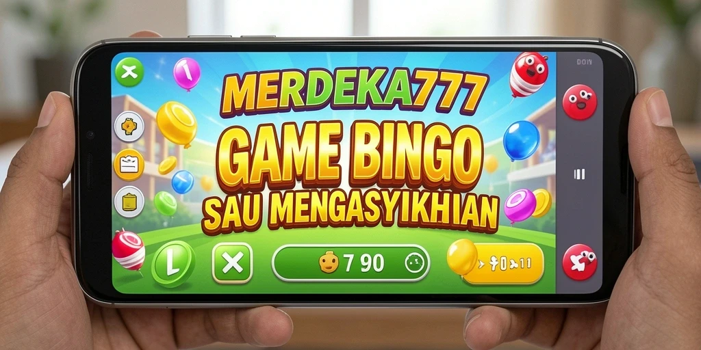 Tampilan gameplay seru MERDEKA777 yang menyajikan Bingo di ponsel Anda.