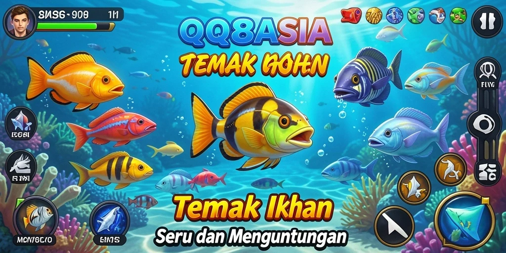 Tangkapan ikan yang seru dalam gameplay QQ88ASIA.
