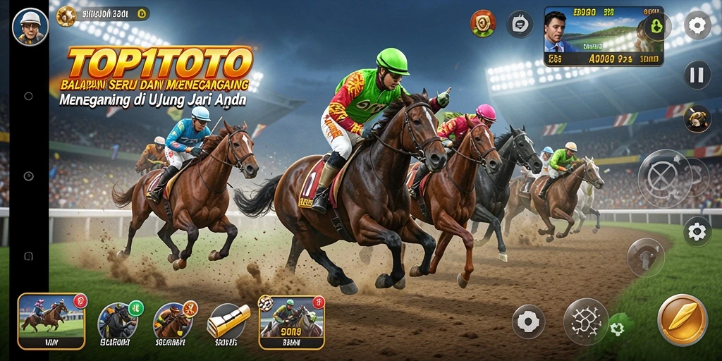 Gameplay menegangkan di <strong>TOP1TOTO</strong> dengan trek balap yang dinamis dan kendaraan berkecepatan tinggi.