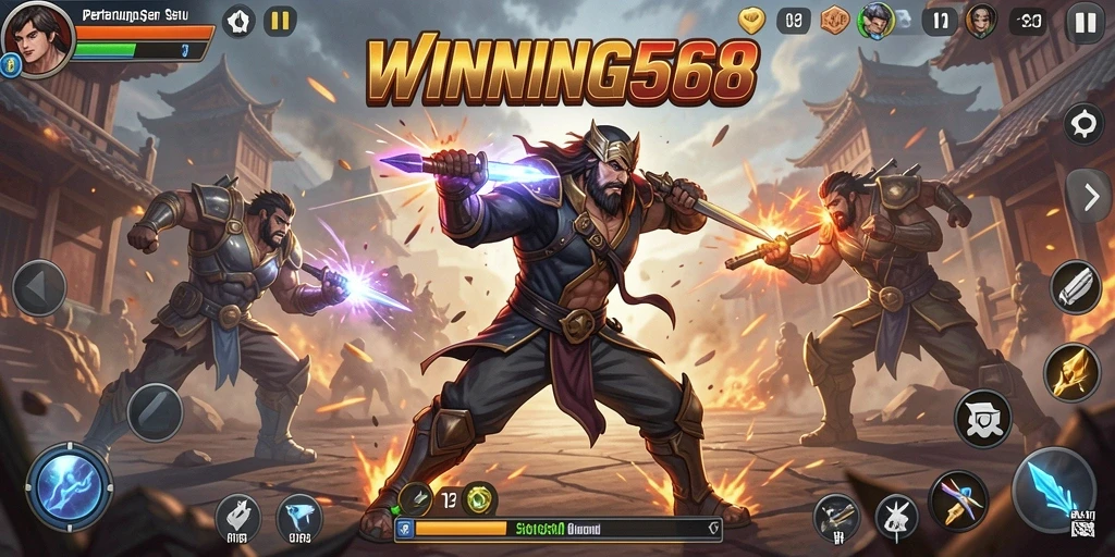 Gameplay menegangkan dari WINNING568 dengan aksi seru.